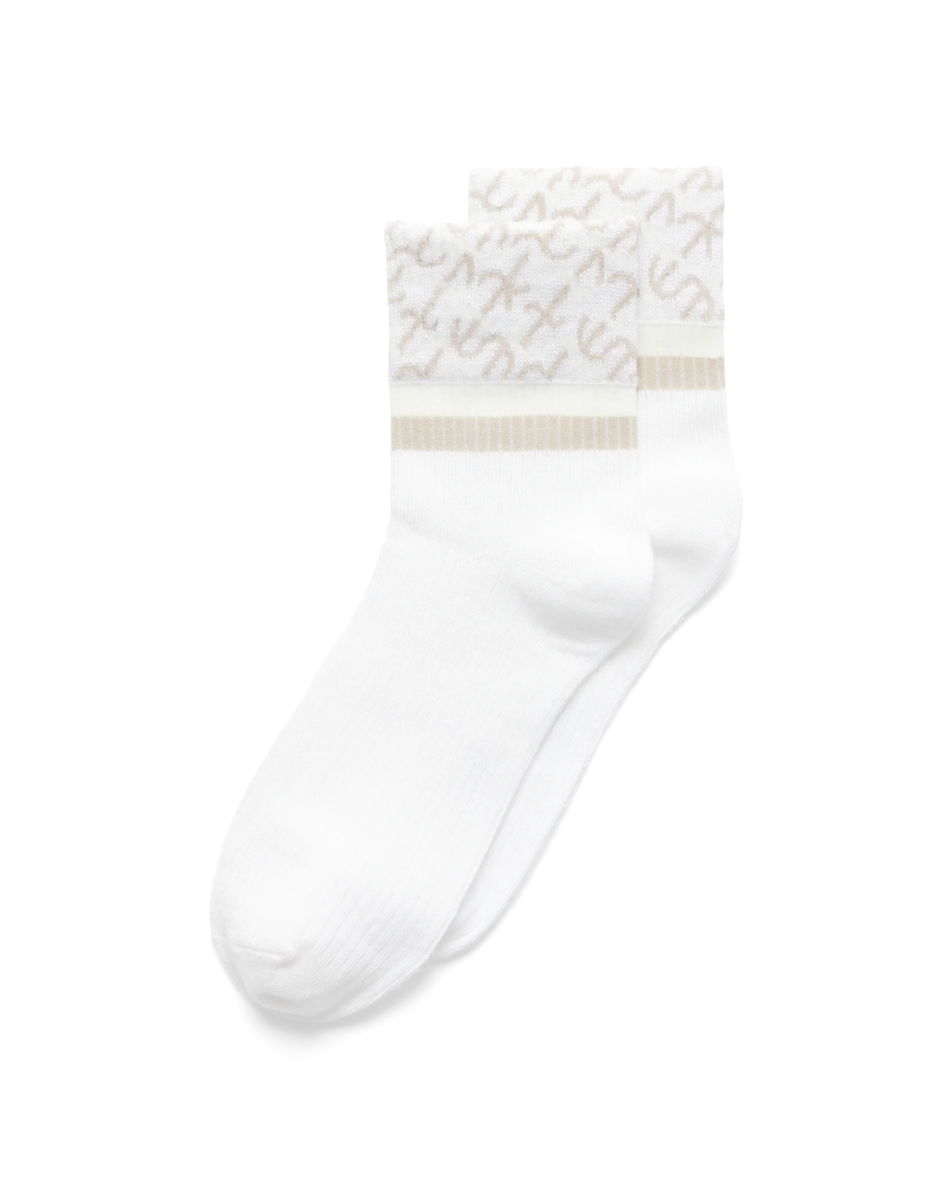 ECCO Vibe Wave Ankle-Cut Damen Knöchelsocken Weiß