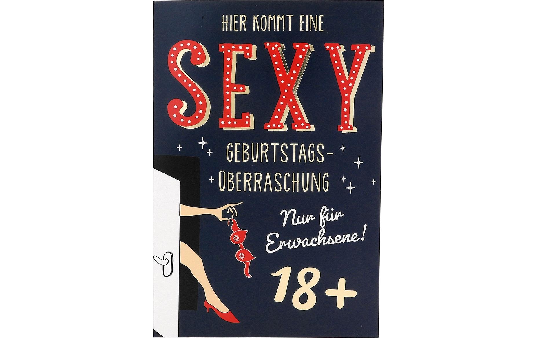 Musikkarte beweglich Geburtstag, SexyGeburtstagskarte mit Musik
