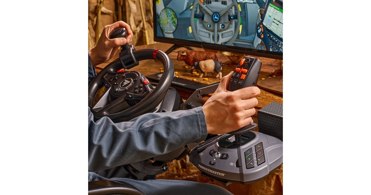ThrustmasterSimTask FarmStick joystick  (Grijs/zwart, Pc, Xbox Series X|S)