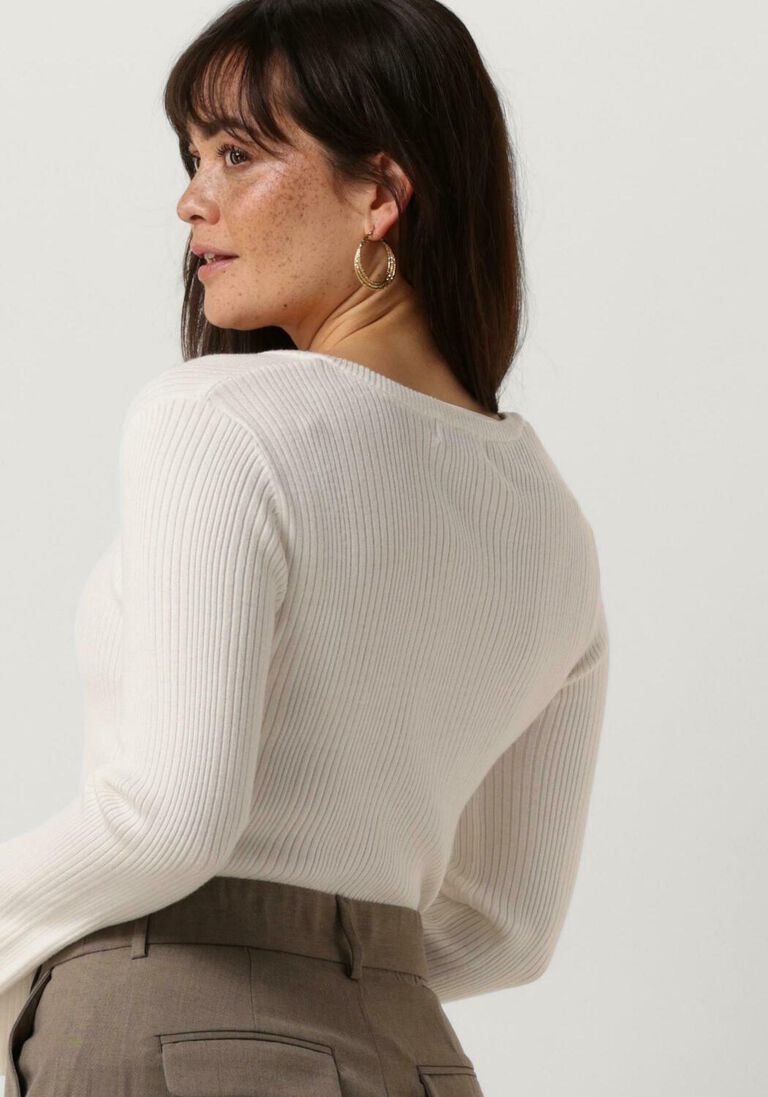 MSCH COPENHAGEN ecru msch copenhagen trui mschvendela rachelle v pullover