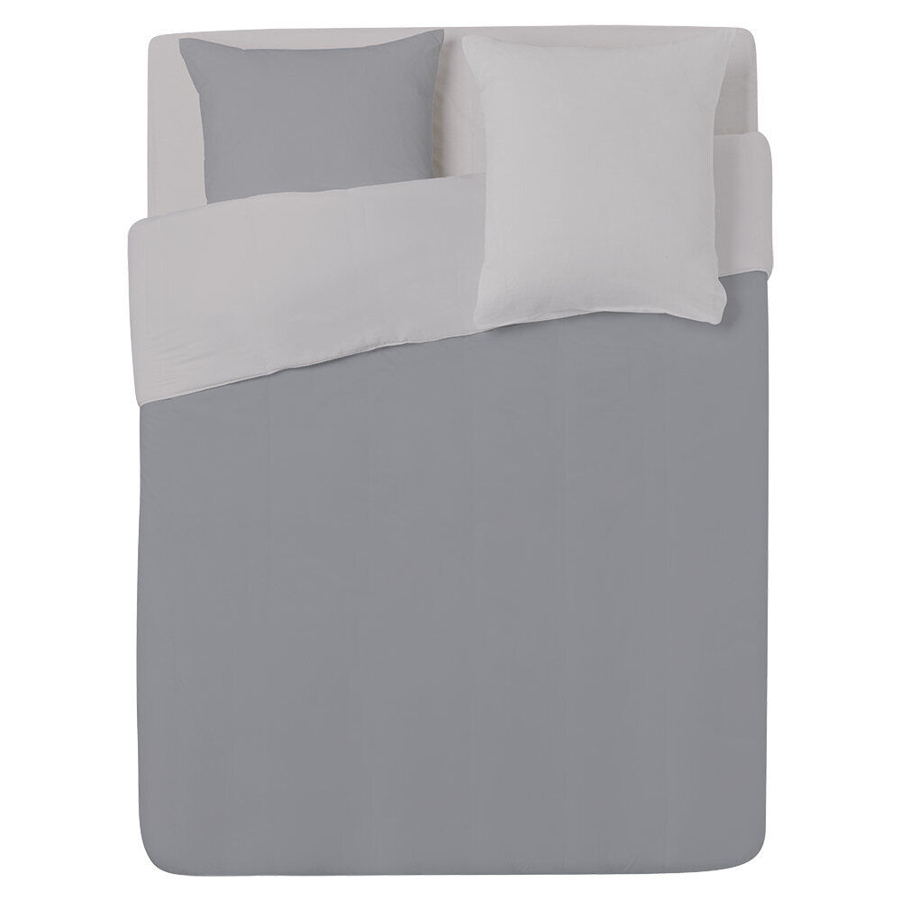 Housse couette 260x240cm + drap housse 140x190cm - 3 coloris