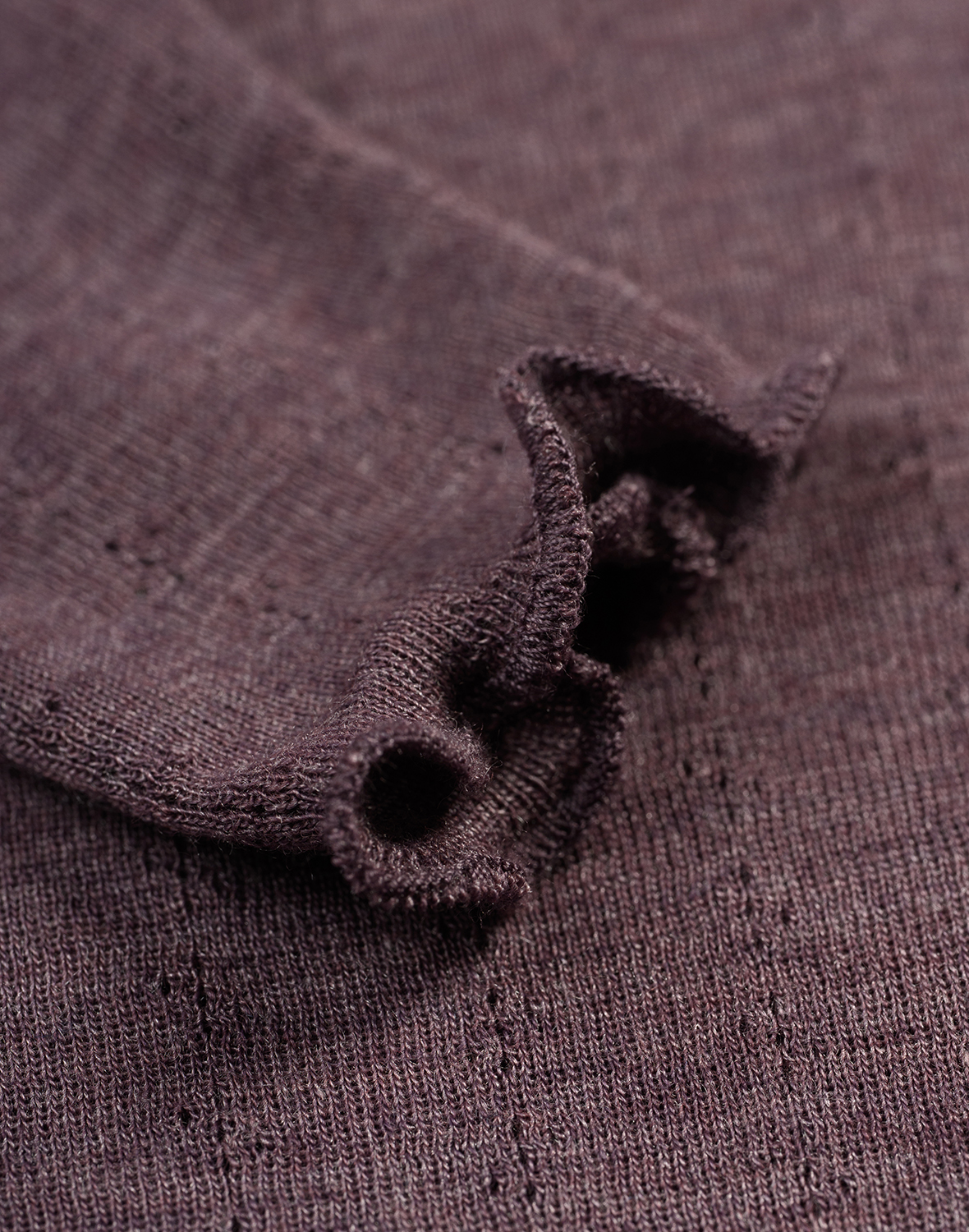 Pointelle shirt van merinowol/zijde voor baby's