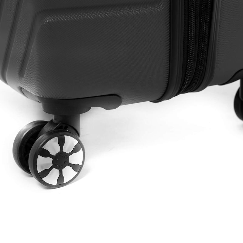 Lot de 3 valises rigides 2123 56, 67 et 77 cm Noir