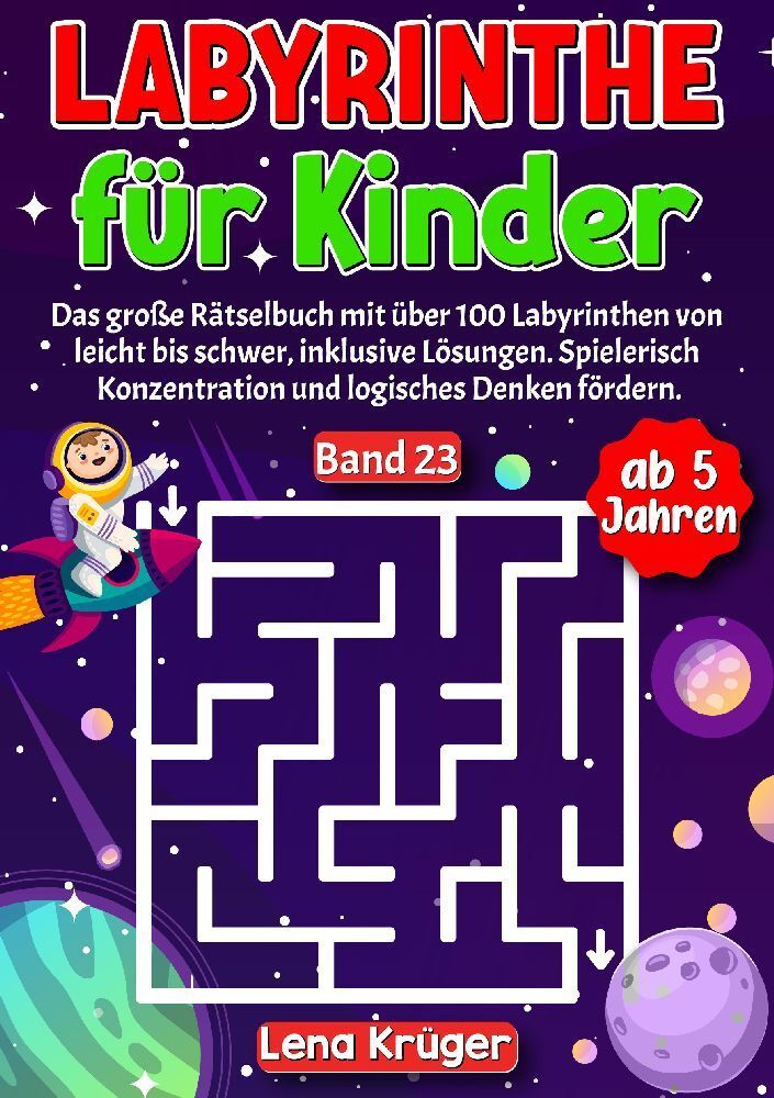 Labyrinthe für Kinder ab 5 Jahren - Band 23