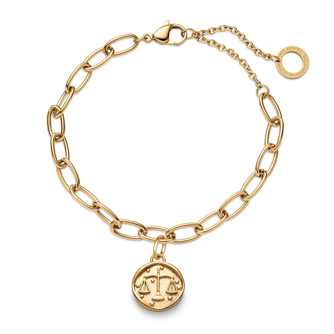 Paul Hewitt Libra Charm Goldig