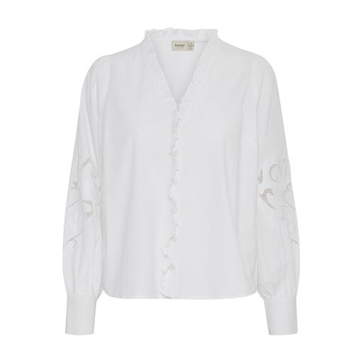 Fransa Emme Bluse, Blanc de Blanc, XL