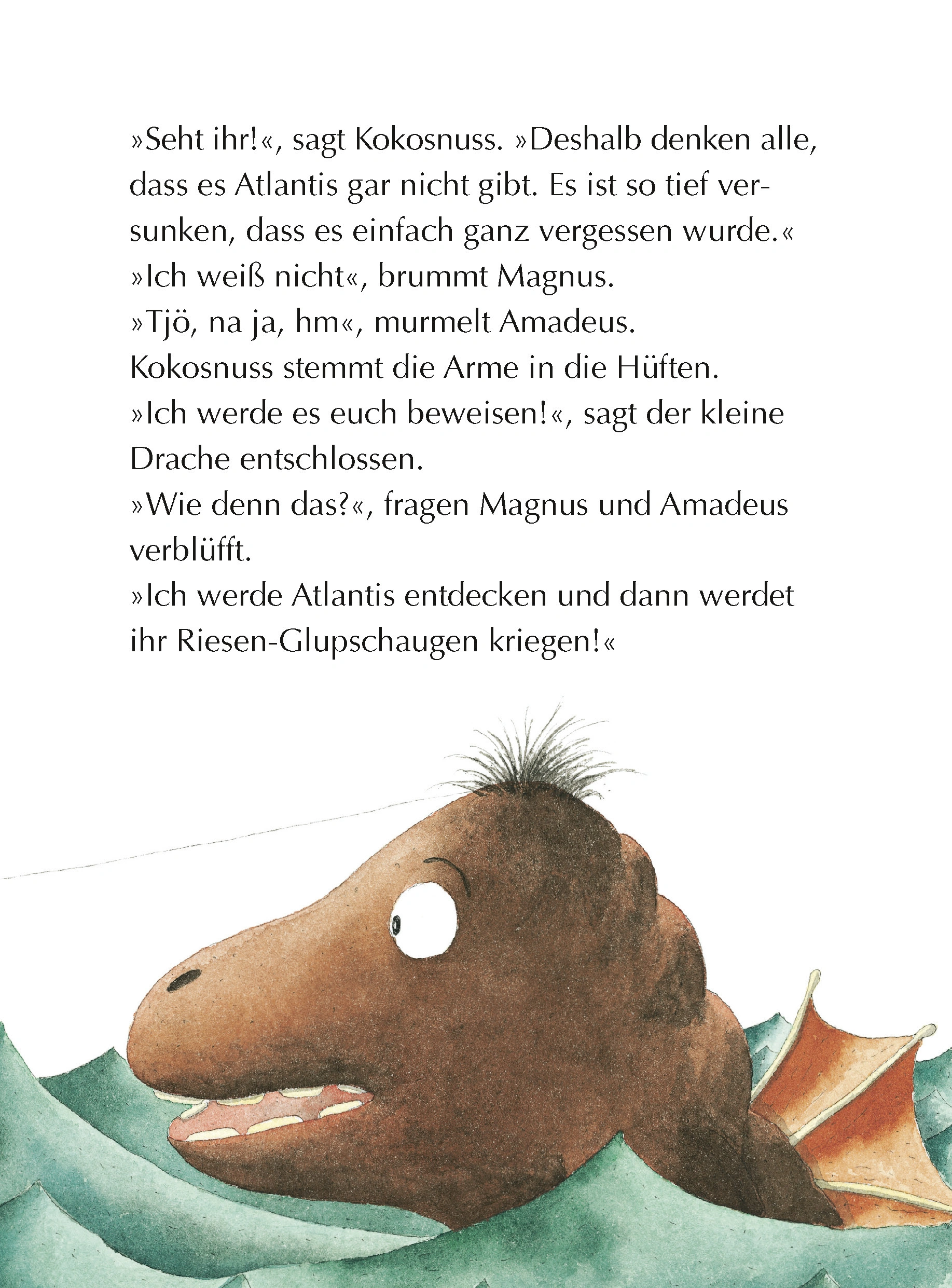 Der kleine Drache Kokosnuss auf der Suche nach Atlantis / Die Abenteuer des kleinen Drachen Kokosnuss Bd.15