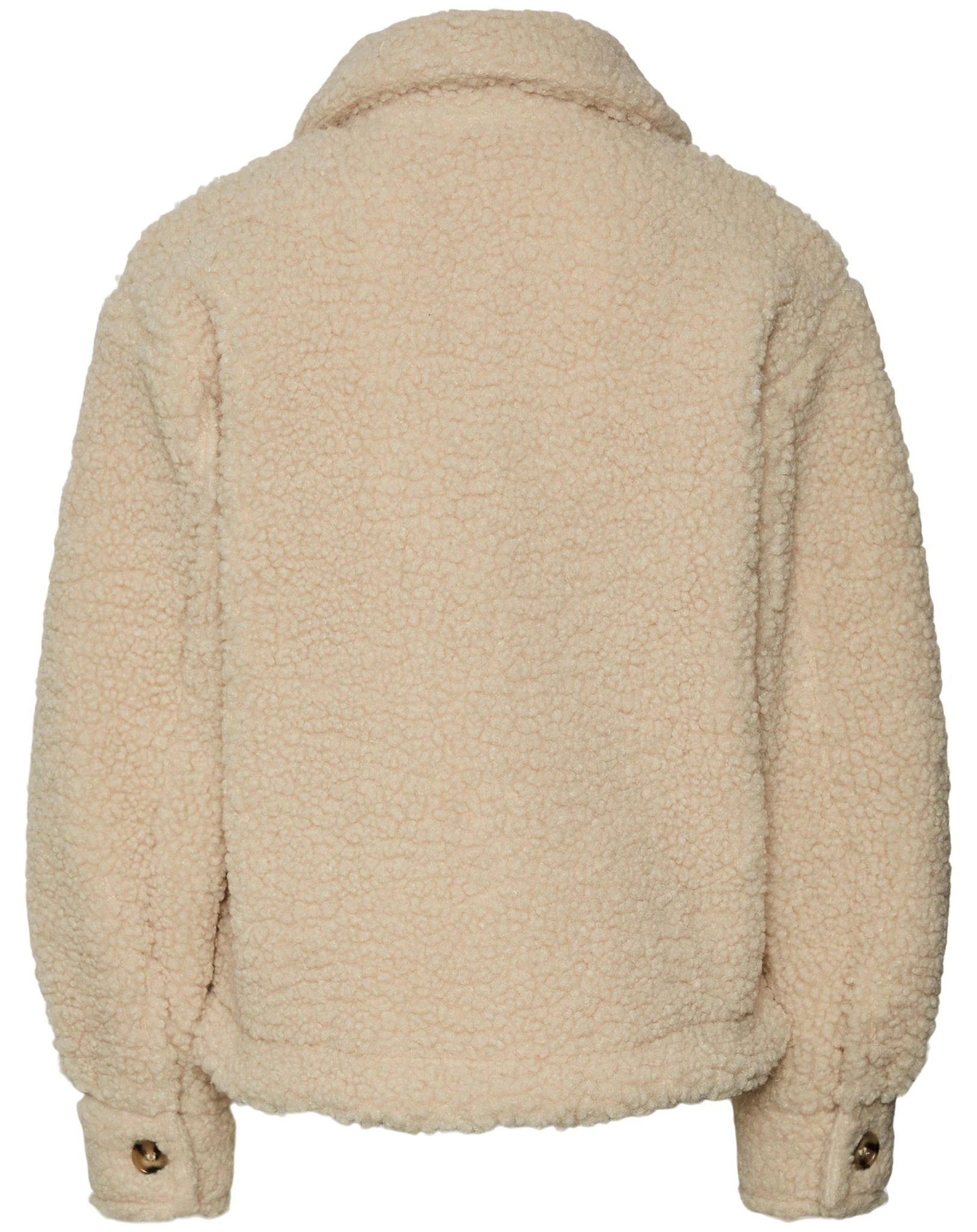 Teddy-Jacke VMLUCA in oatmeal