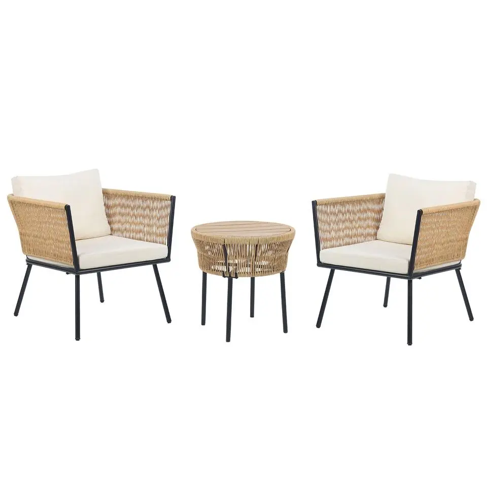 GARGANO - Tuinset - Beige - PE rotan