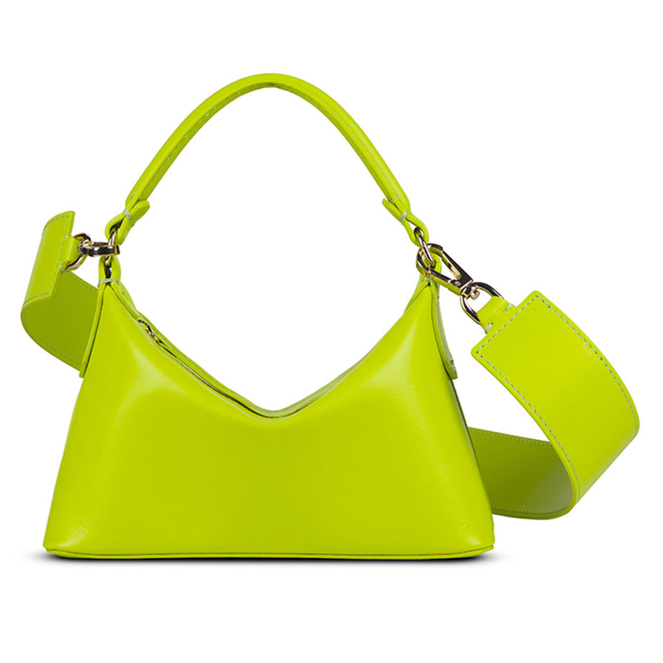 Leonie Hanne x Liu-Jo Sac à main en Cuir Mini Hobo Leonie Hanne X Liu Jo vert clair - 13x19x7.5 cm