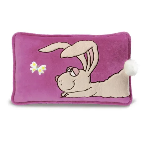 NICI Hase weiß Kissen rechteckig, 43 x 25cm