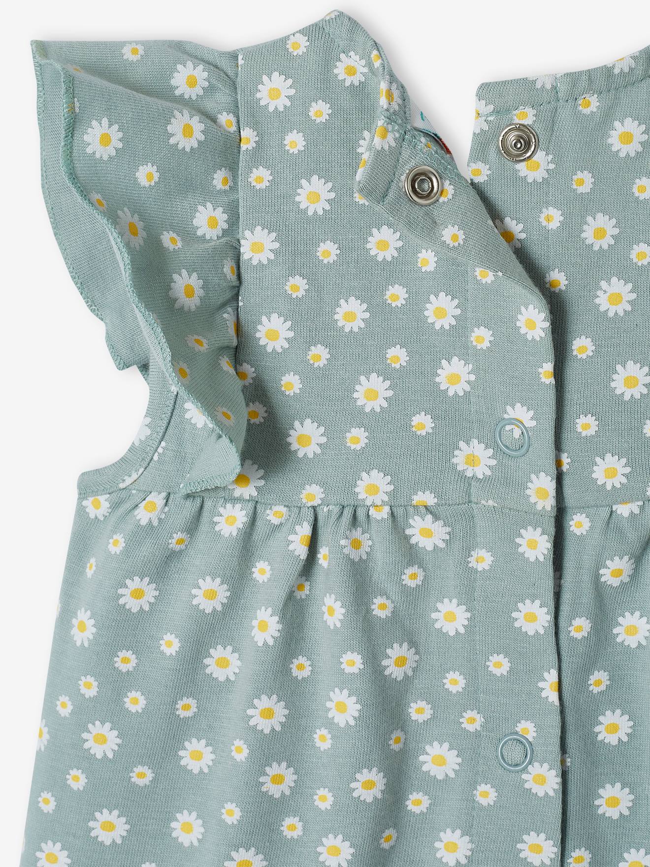 Vestido infantil DS Minnie® na cor verde água