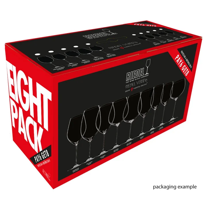Riedel - Veritas Champagner Weinglas, transparent, 445 ml (6 2 gratis)