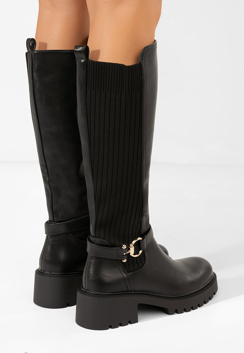 Bottes femme noires Trisina