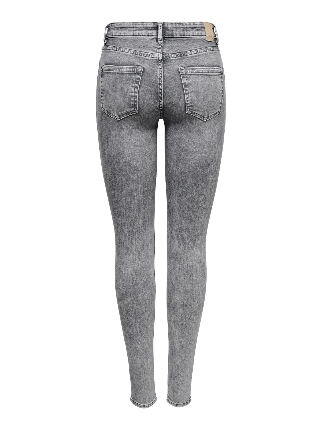 ONLBLUSH Mittlere Taille Skinny Fit Jeans Light Grey Denim