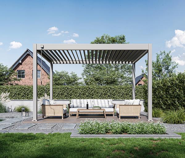 Weide Classic Pergola 3x4 Alu-Stahl, ca.