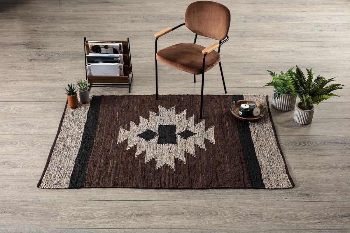TAPIS CUIR WILD D.120X170CM
