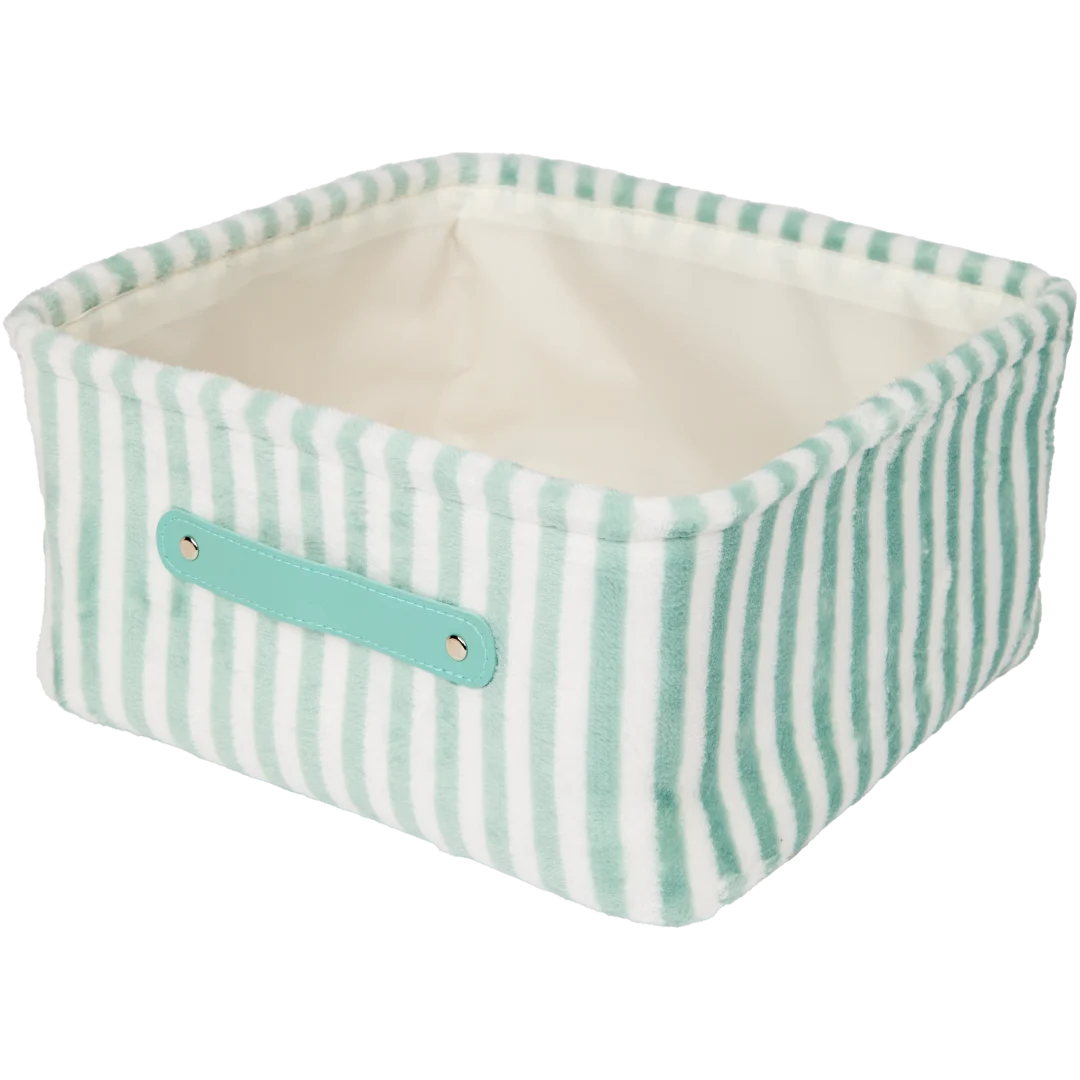 Panier de rangement en teddy