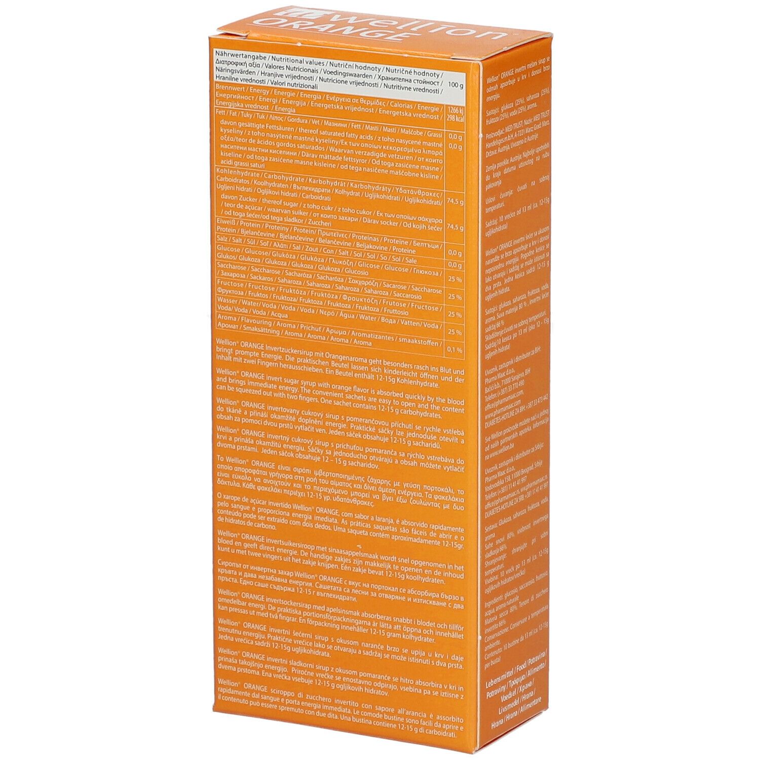 wellion® Orange Invertzuckersirup