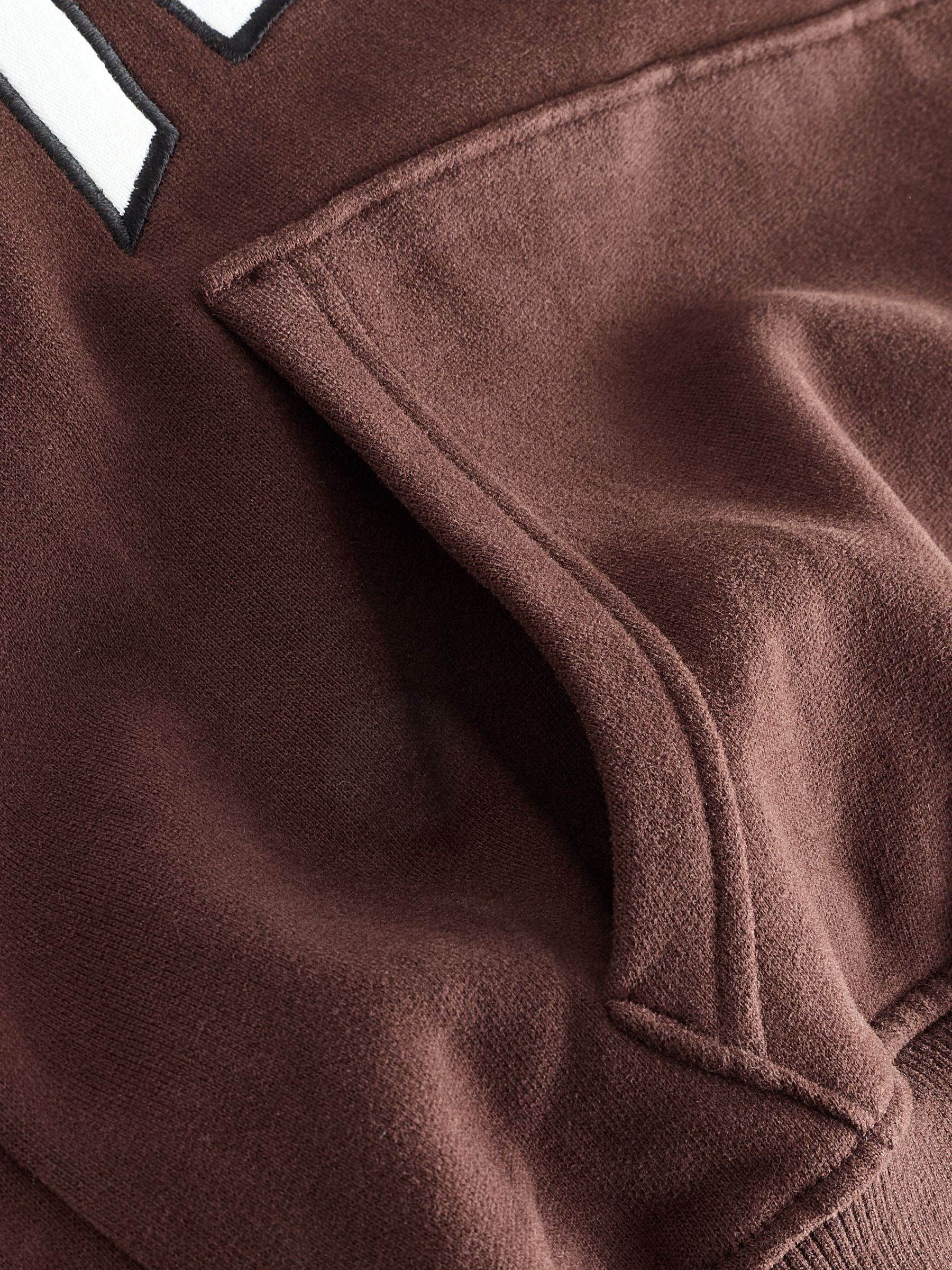 Chocoladebruine slogan - Hoodie (3 - 16 jr)