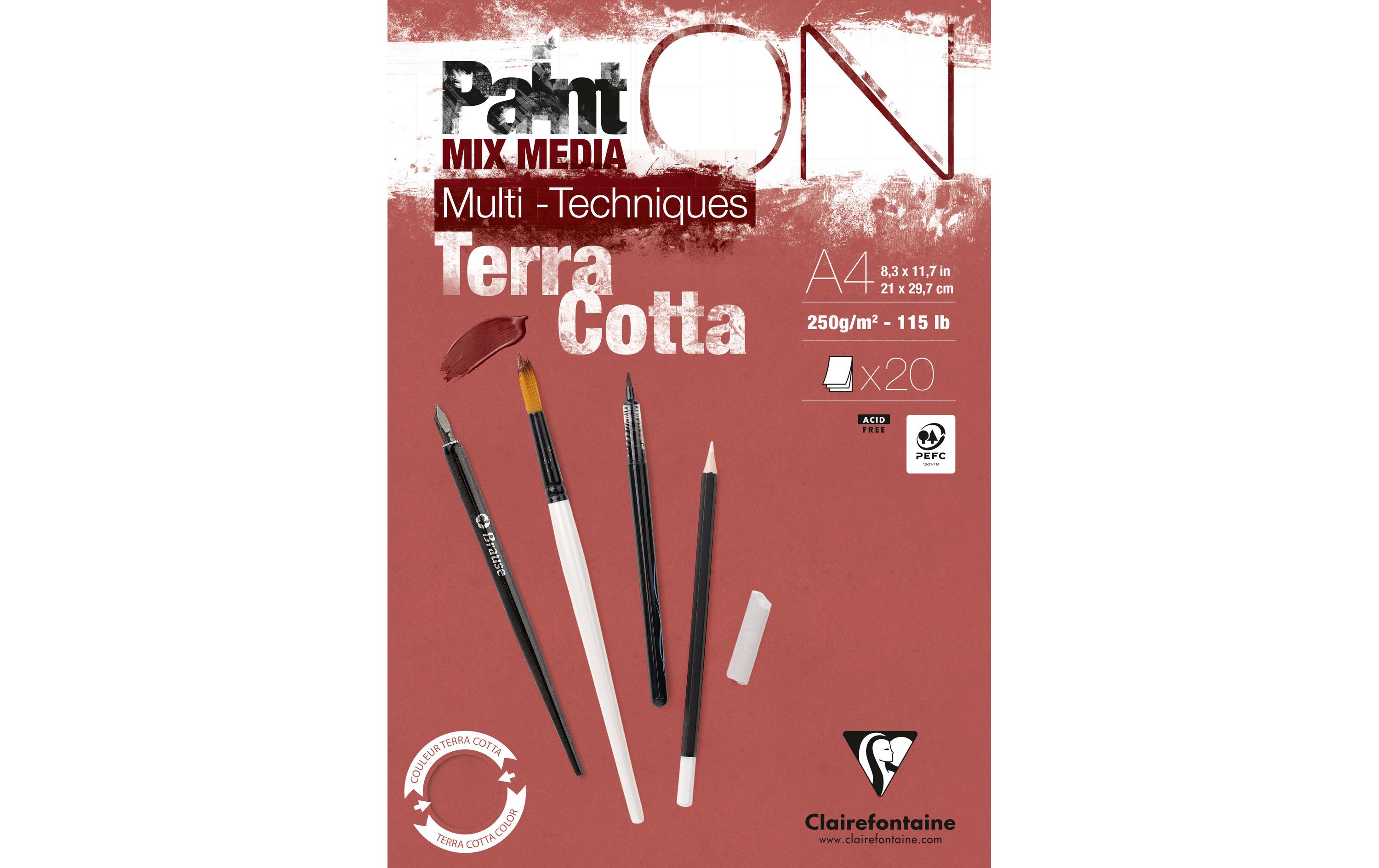 PaintON Block Terracotta 21 x 29.7 cm100% Zellulosepapier