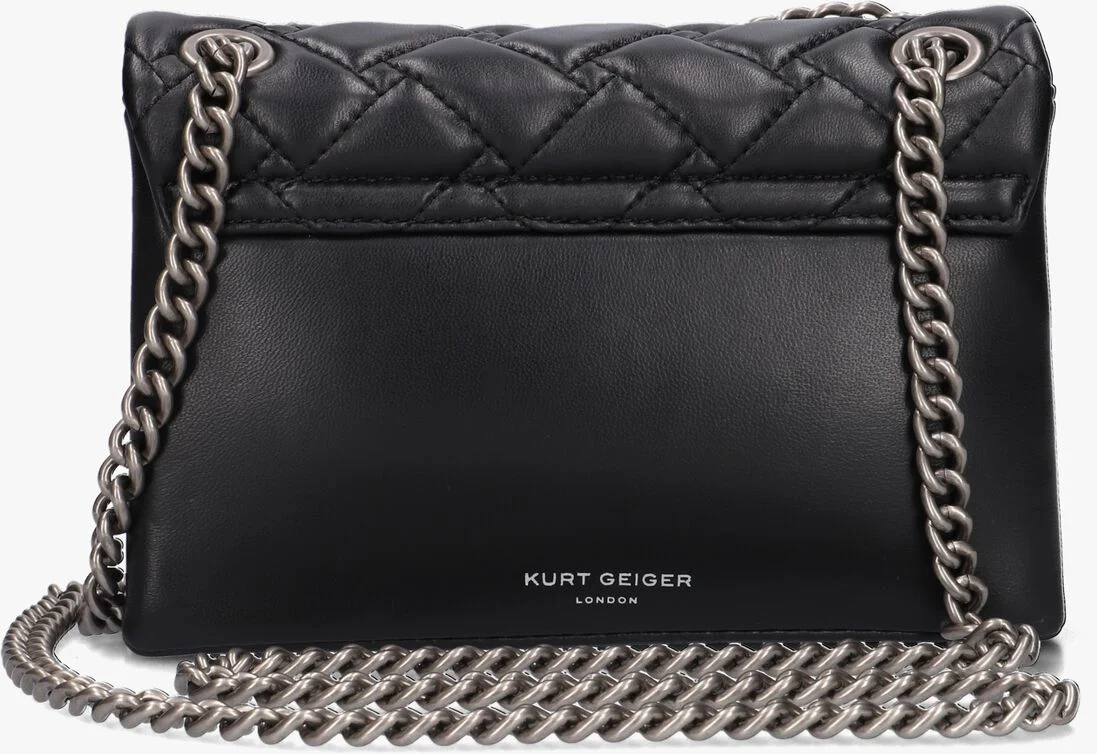 KURT GEIGER LONDON zwarte kurt geiger london schoudertas mini kensington x bag