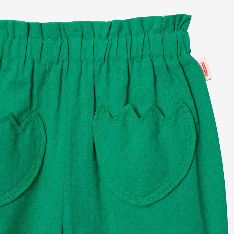 Pantalon fille jacquard vert Catimini Vert