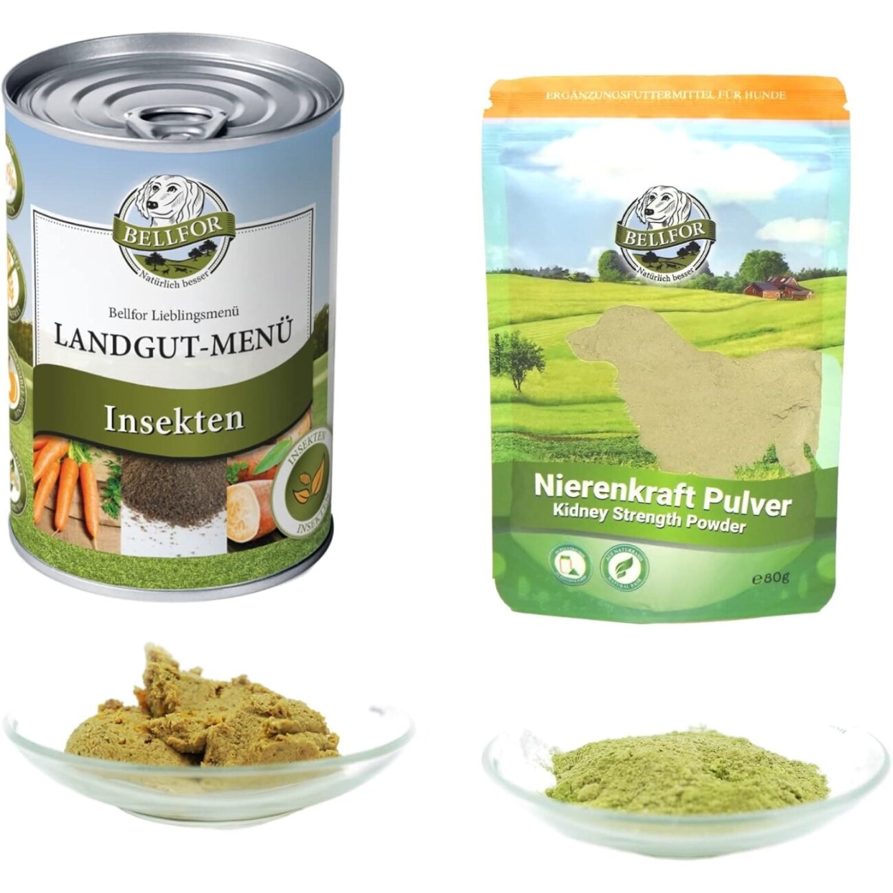 Bellfor Sparset Nr. 10 - Landgut-Menü 2x 6x400g + Nierenkraft Pulver 80g