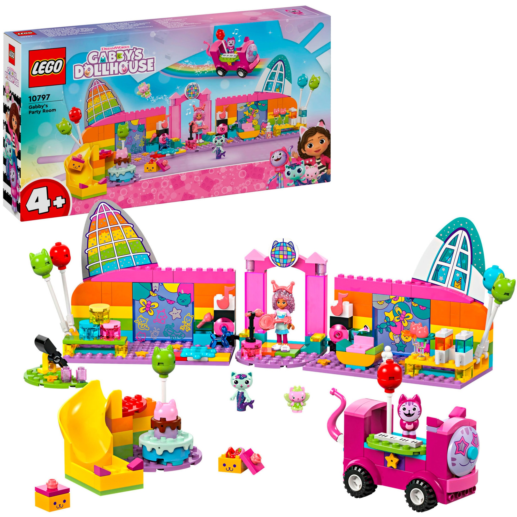 LEGO Konstruktionsspielzeug Gabby's Dollhouse Gabbys Partyraum