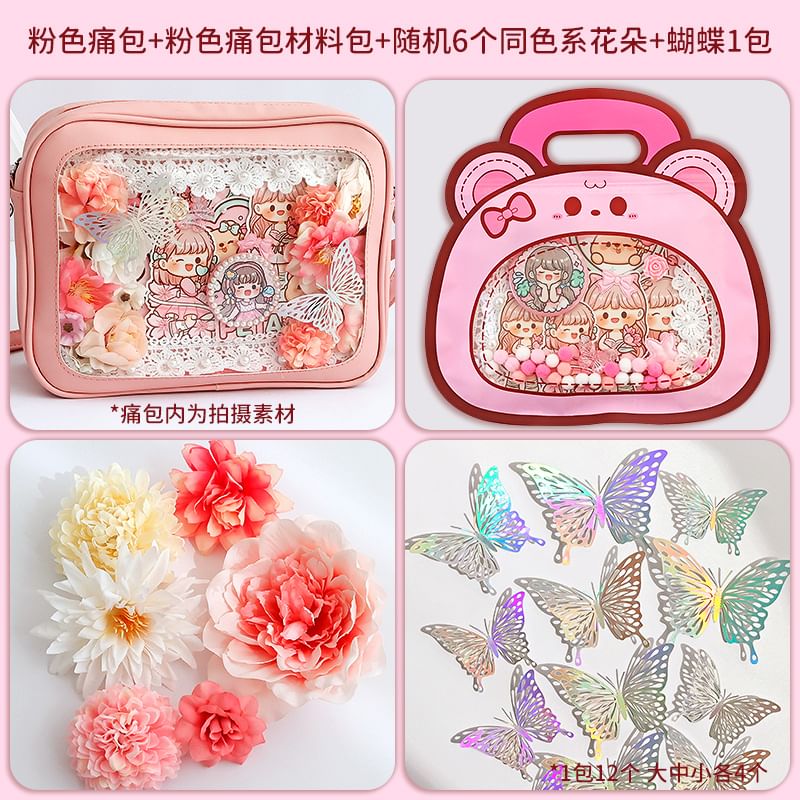 Milena - Cartoon Badge DIY Kit / Sticker / Tas / Set (Verschillende ontwerpen)