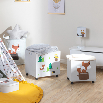 Cloudberry Castle Oppbevaringskasser 2-pack Skog