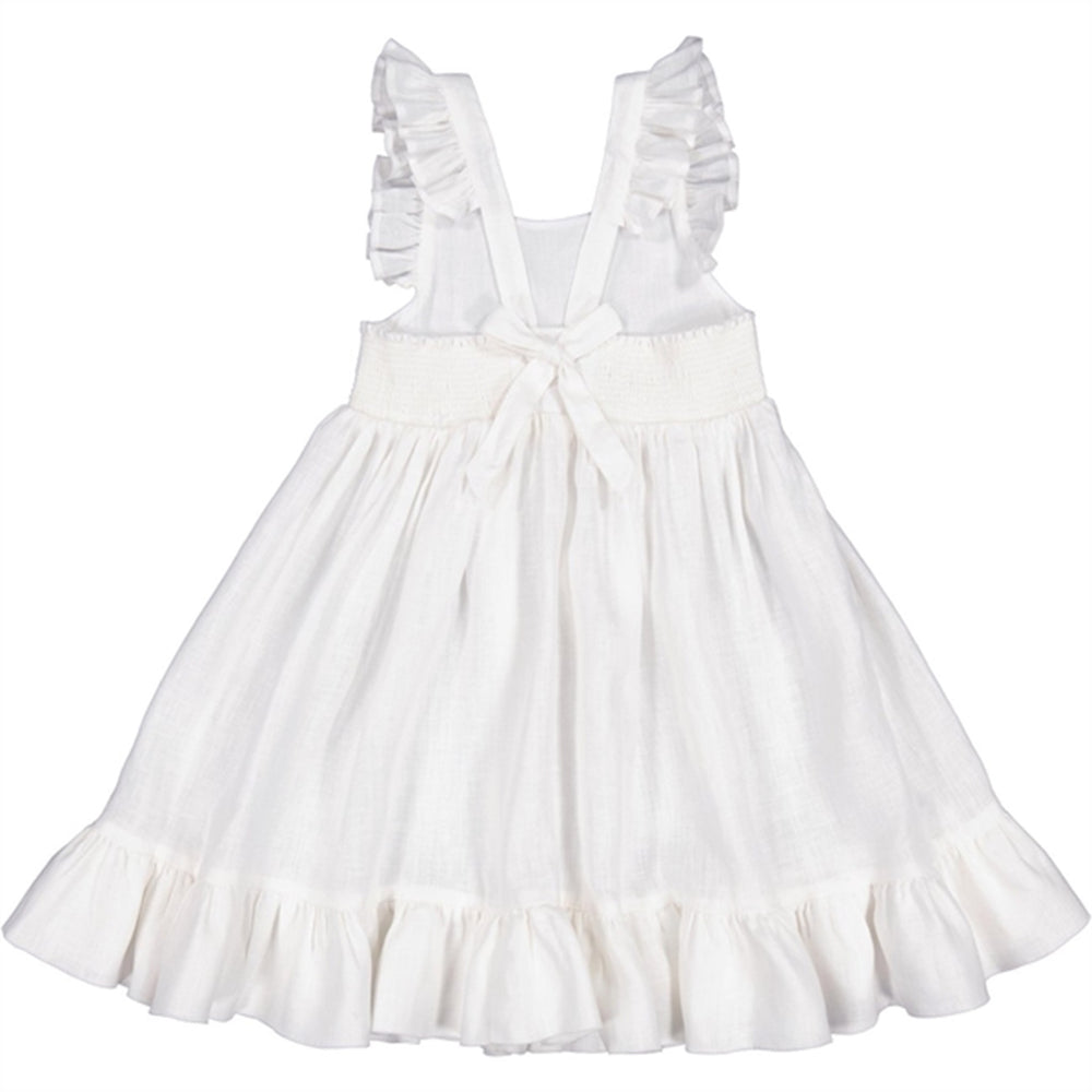 White Danita Frill Kjole - MarMar → Luksusbaby.dk