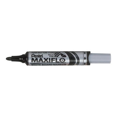 Pentel MAXIFLO - Marqueur effaçable - pointe ogive large - noir