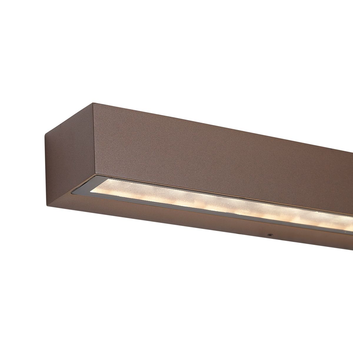 Industriële buiten wandlamp roestbruin 55cm incl. LED IP65 - Hannah