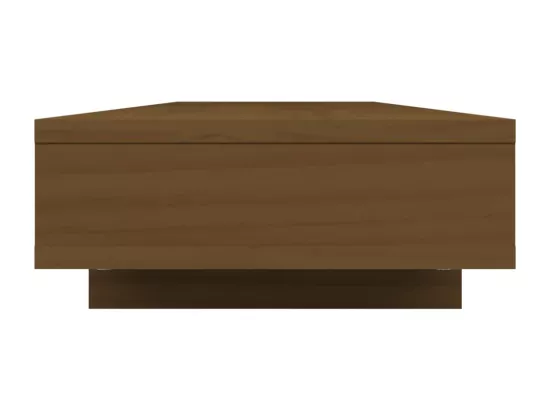 Support de moniteur Marron miel 100x27x14 cm Bois de pin solide