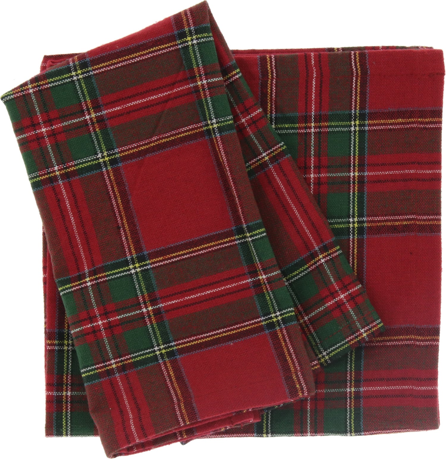 Unique Living servetten Tartan rood 40 x 40 cm 4 stuks