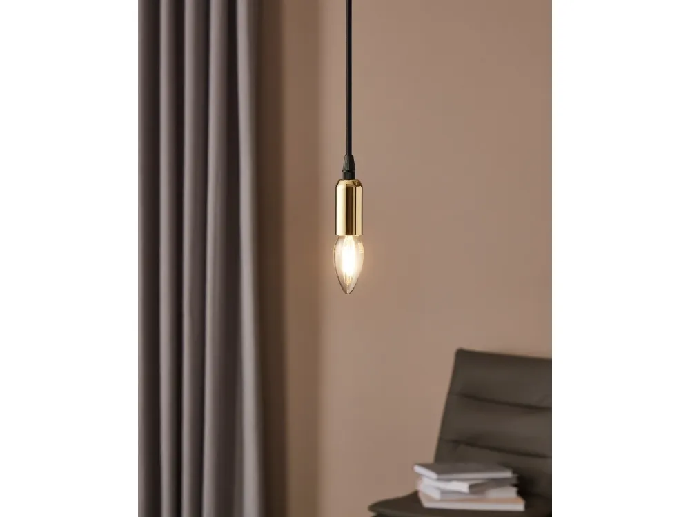 EGLO E14 LED C37 klar kertepære med varmt hvidt lys