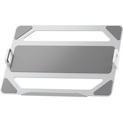 Support de laptop pour bras pour écran, argent