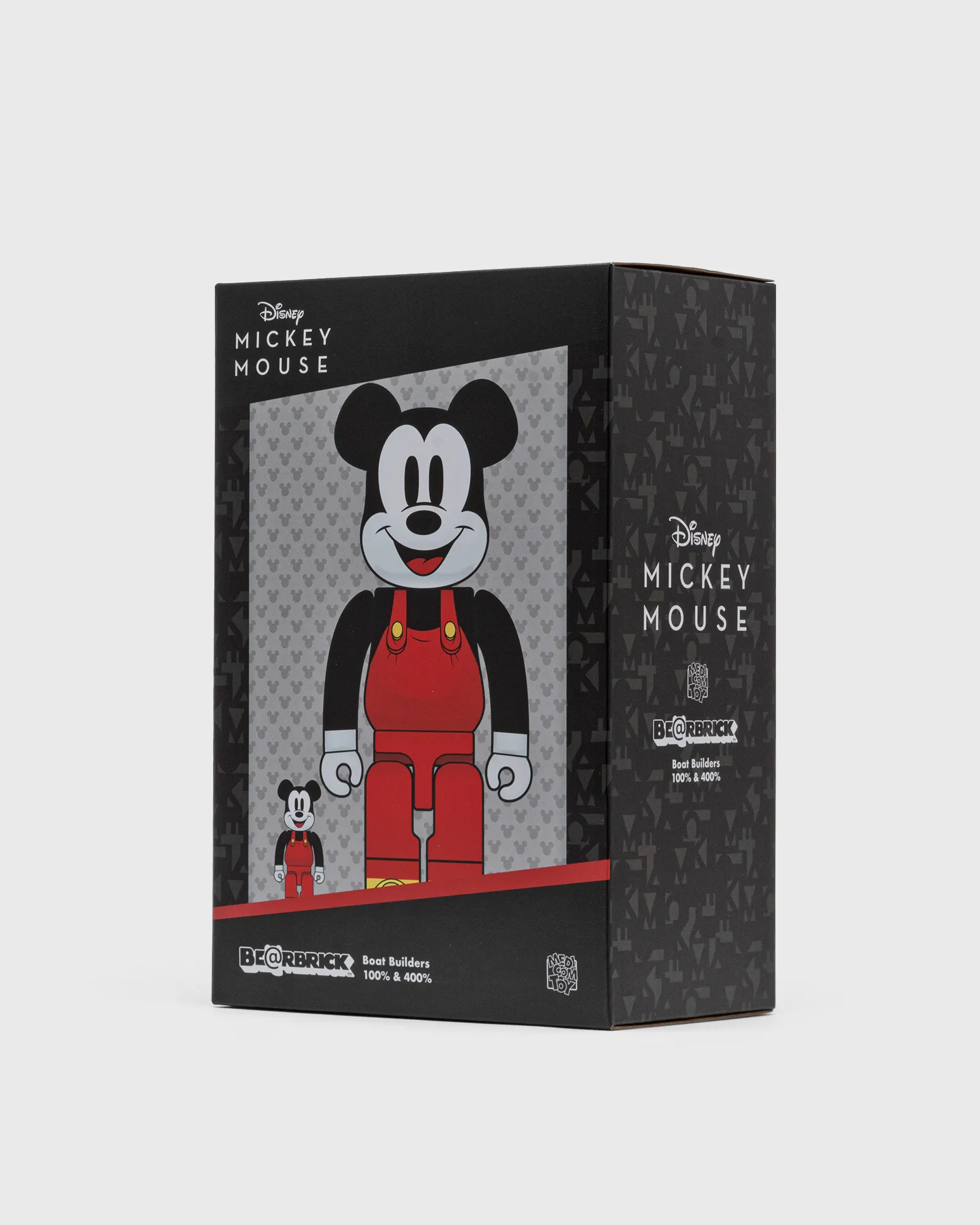 MEDICOM BEARBRICK 100% 400% MICKEY MOUSE BOAT BUILDERS