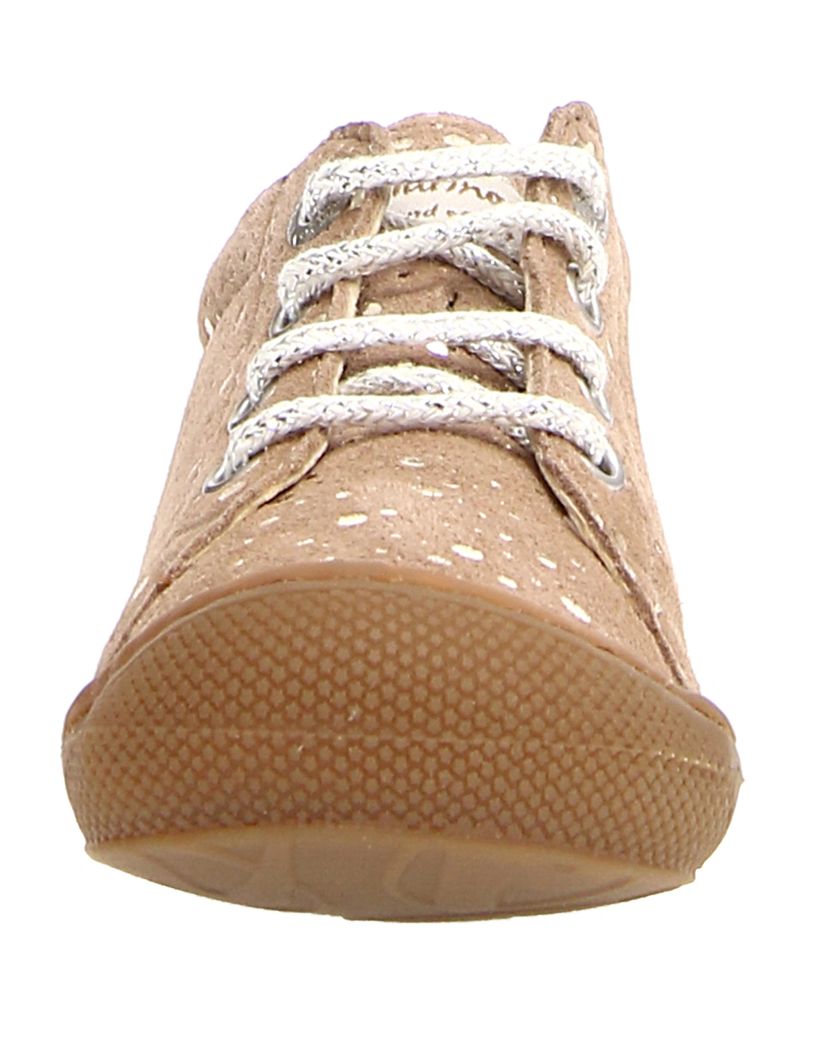 Schnür-Lauflernschuhe COCOON DOTTED in taupe