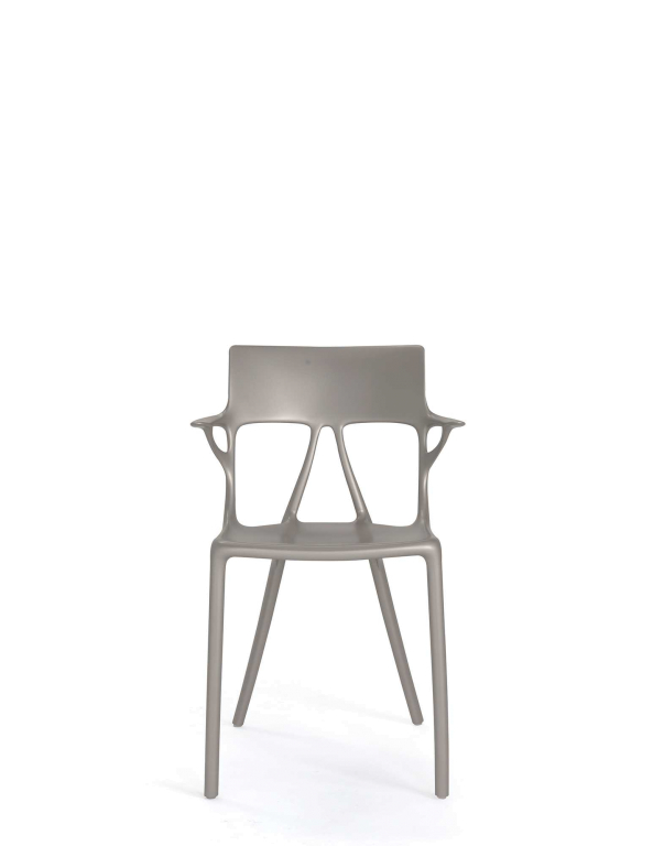 Kartell A.I. met armleuning stoel zwart