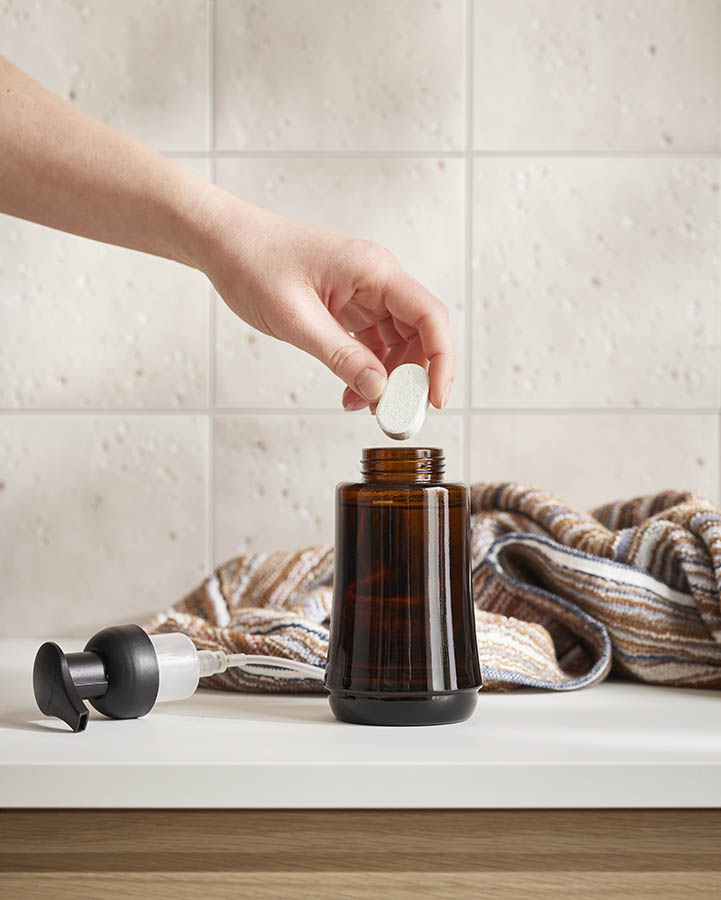 Tirtyl håndsåpe startpakke 250 ml amber glass