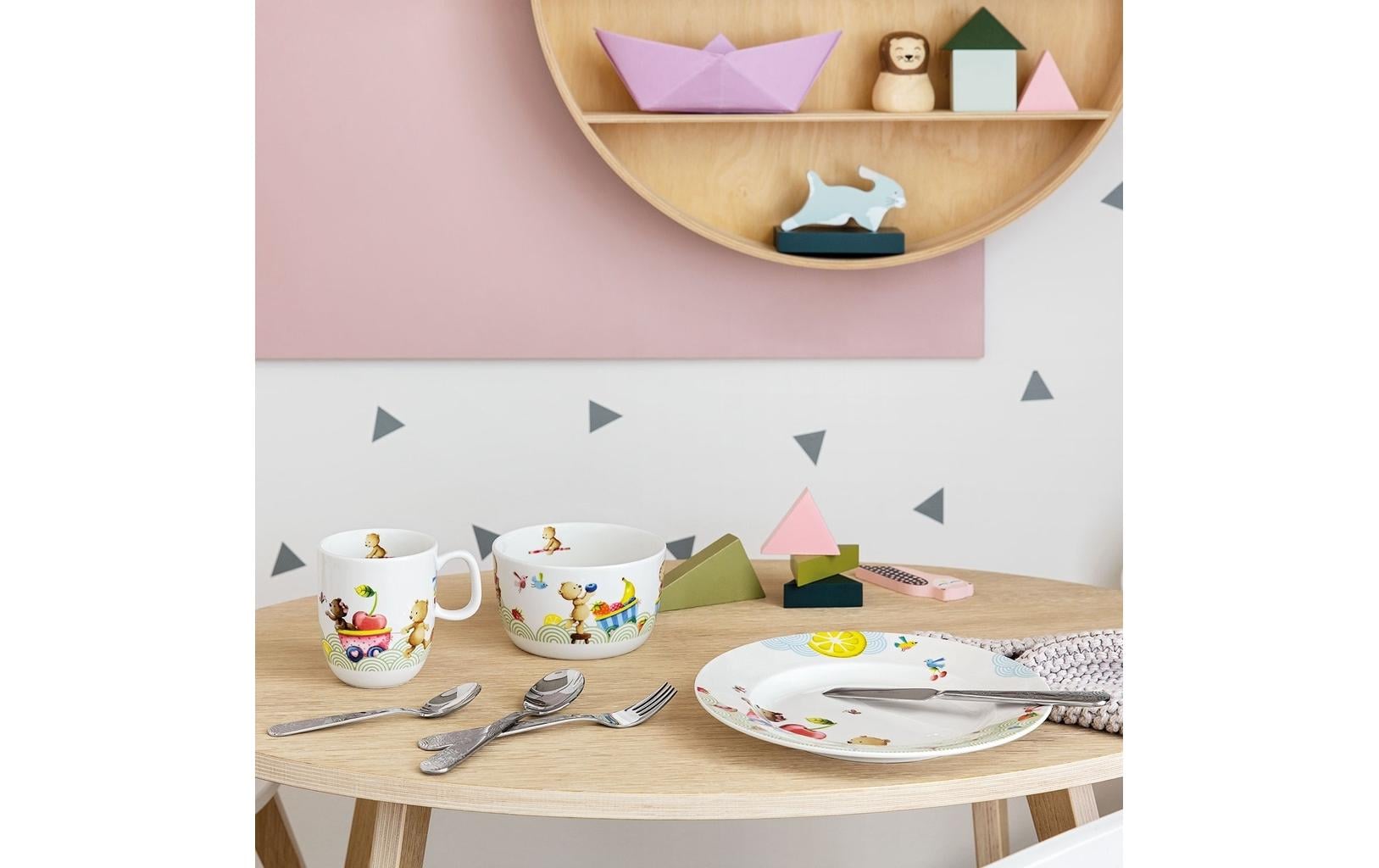 Kindergeschirrset Hungry as a Bear 4-teiligKidbesteck Set