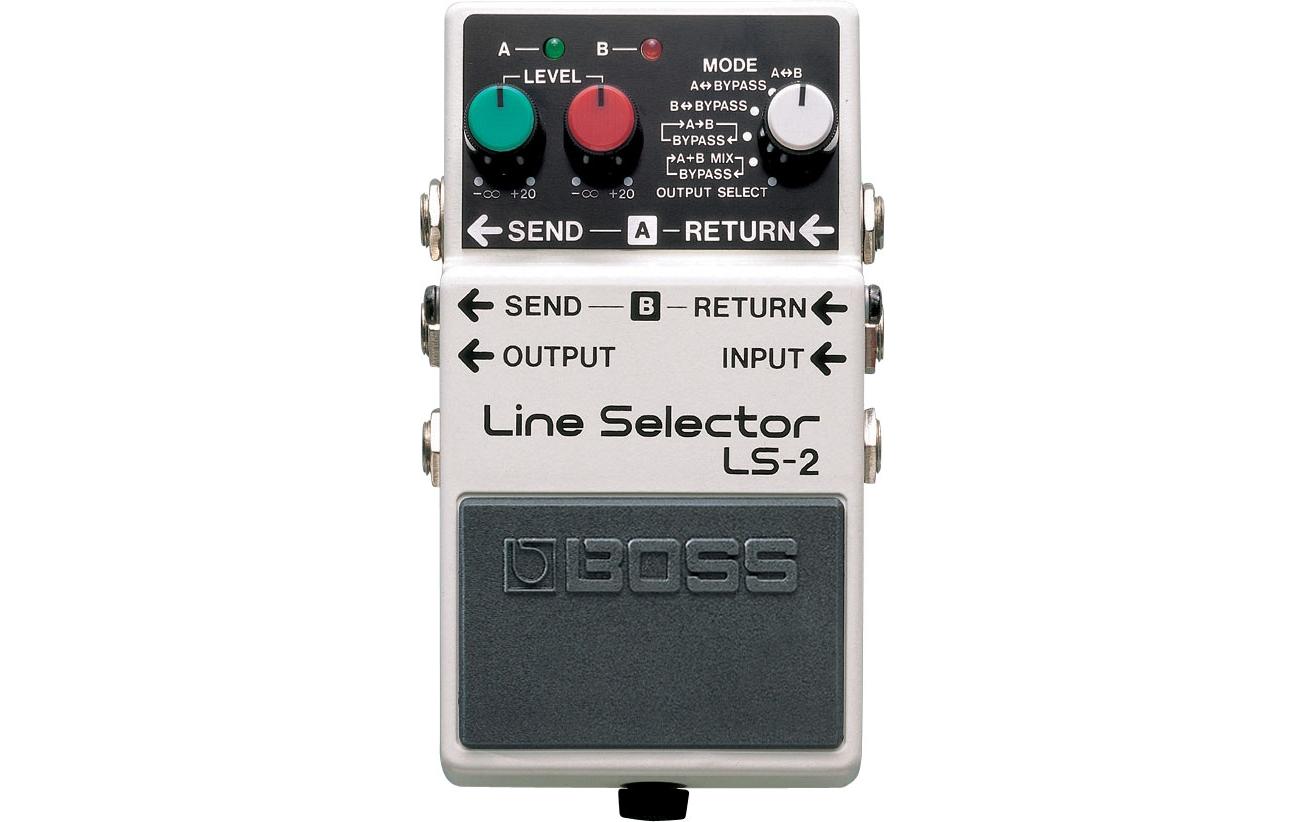 Pedal LS-2<br>Line Selector/Power Supply-Pedal mit vielen Schaltmöglichkeiten