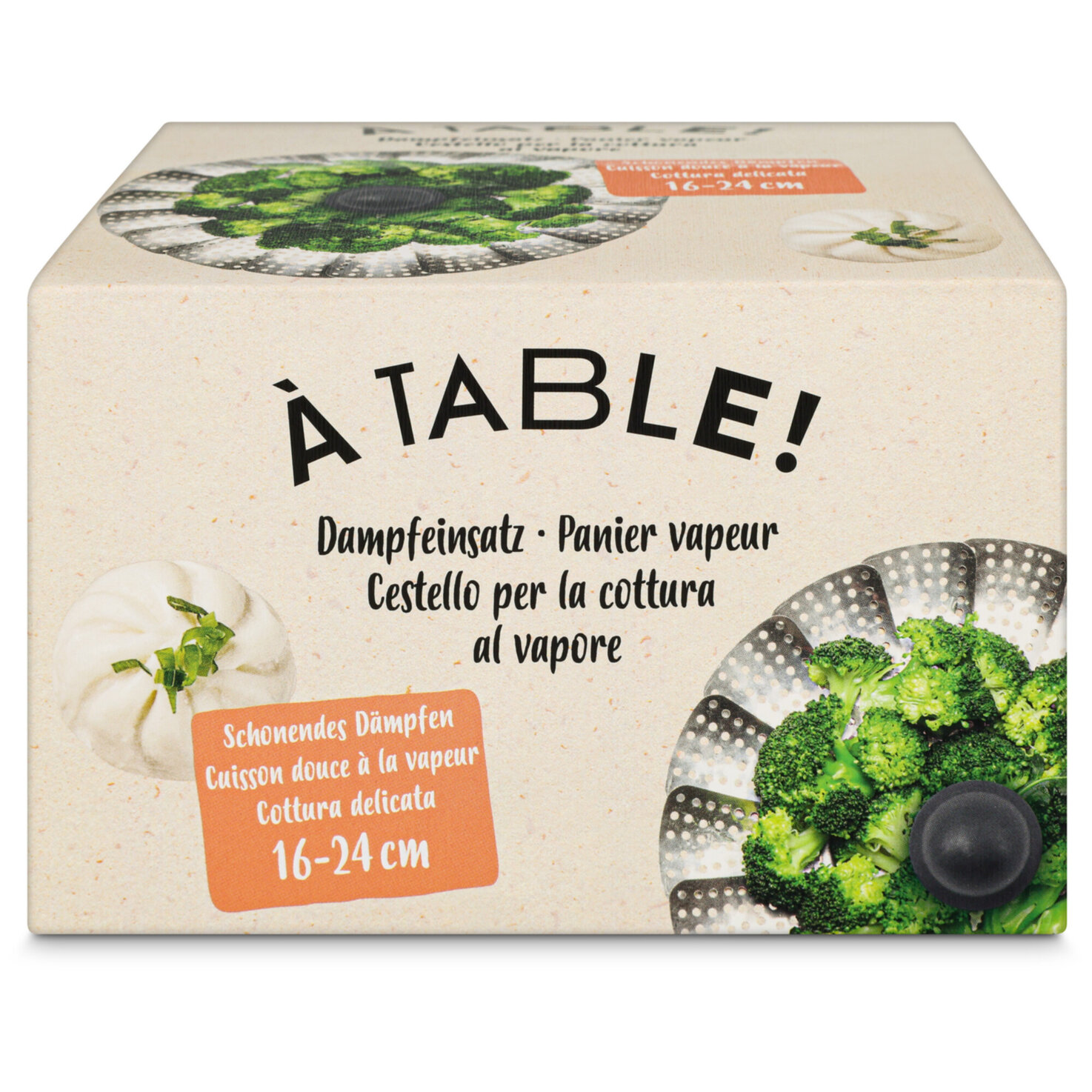 À Table! Dampfeinsatz 16-24cm