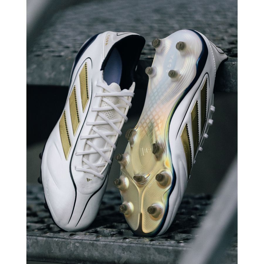 adidas Copa Pure III Elite FG Luxe Control Teaser - Blanc/Matte Gold/Noir ÉDITION LIMITÉE