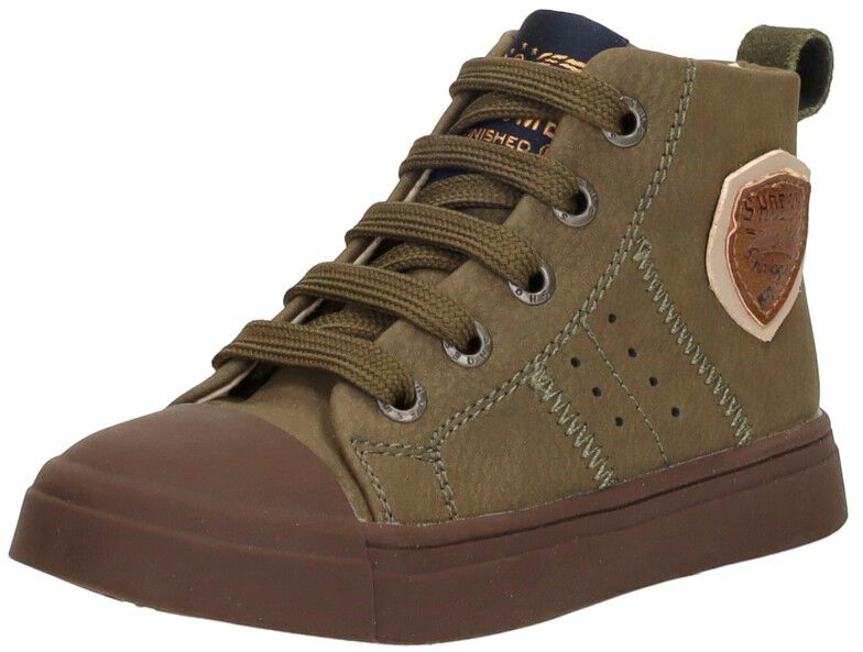 Shoesme Veterschoenen Hoog groen