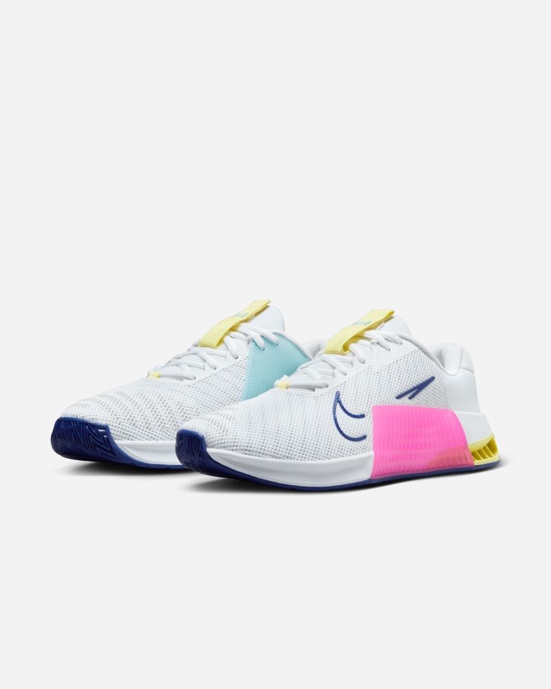 Chaussures de training Nike Metcon 9 Blanc/Orange/Rose pour femme