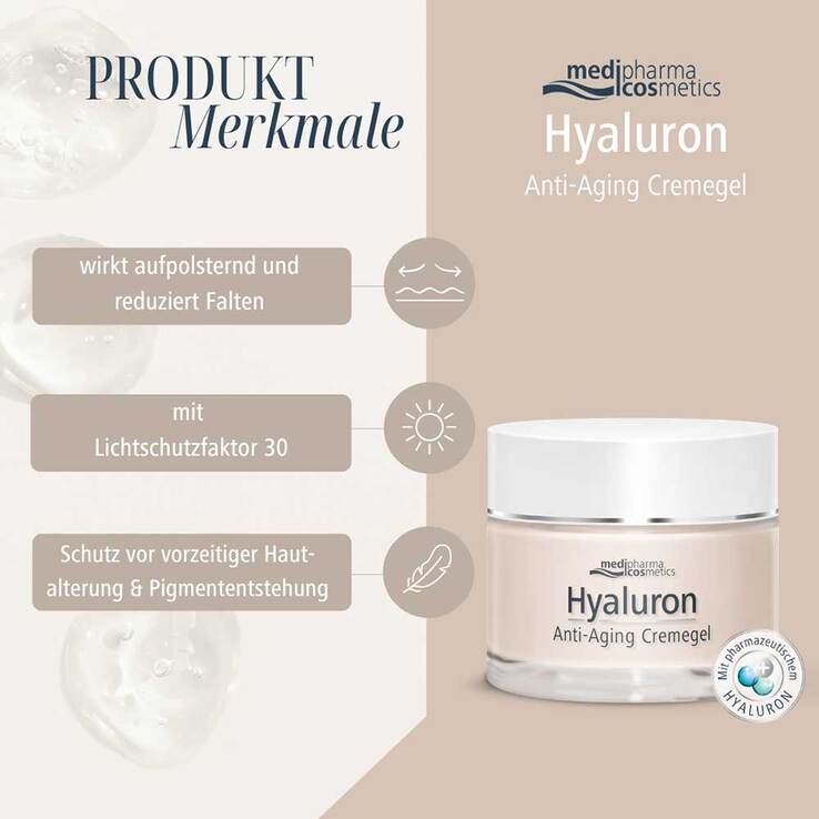 Hyaluron Anti-Aging Cremegel, 50 ml