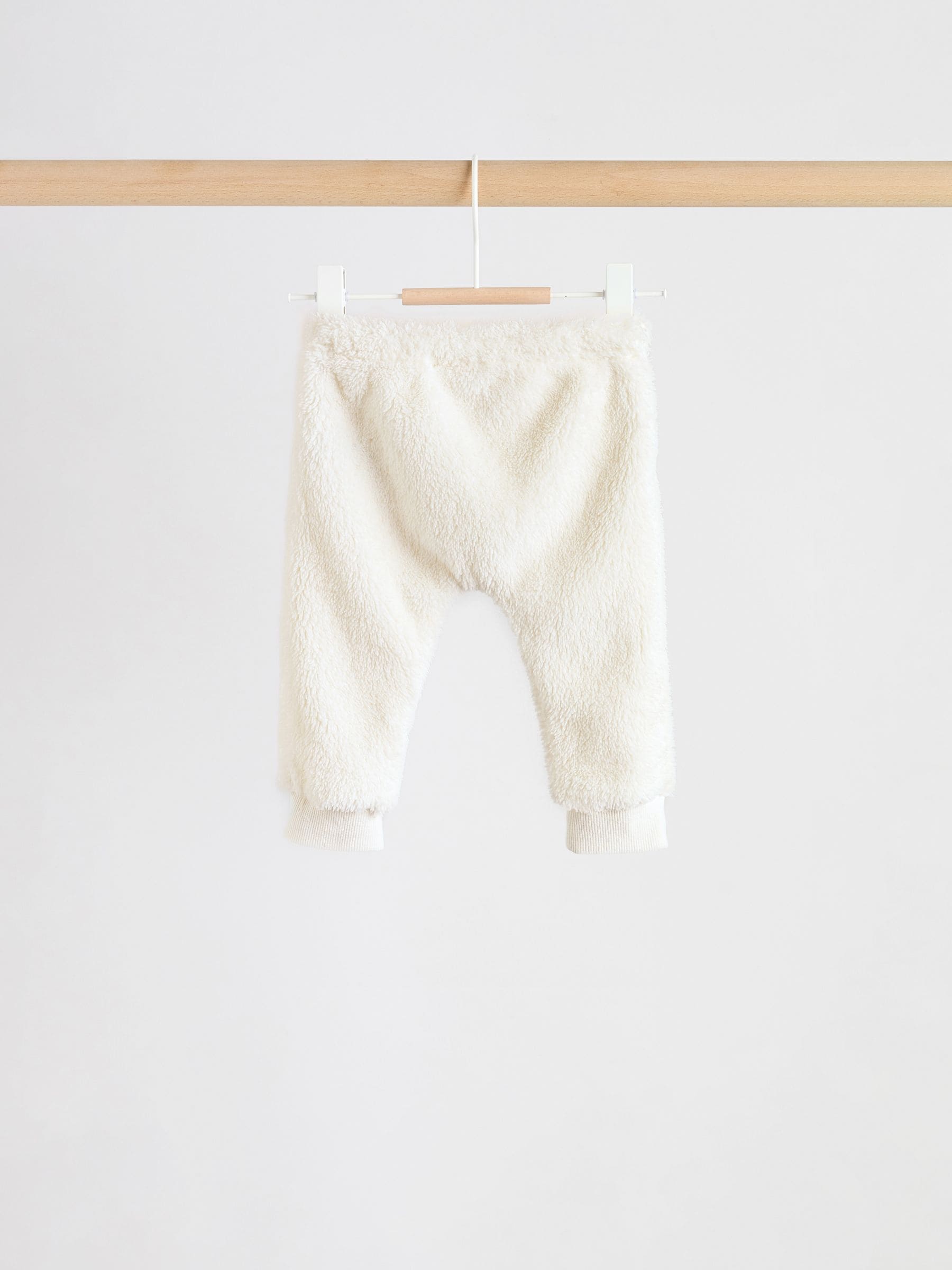 Crème - Borg Hooded Sweat and Jogger Baby Set (0mths-2yrs)